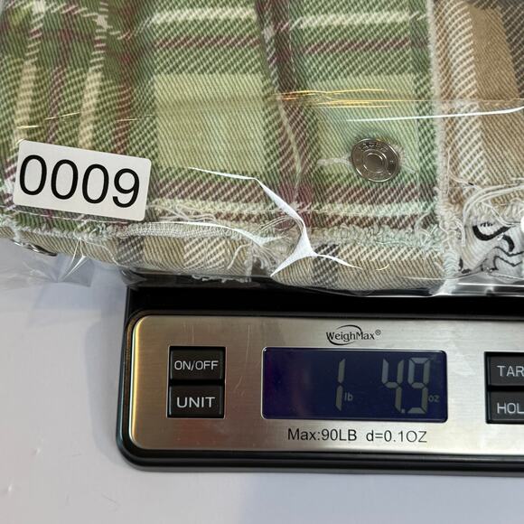 JJaded London Patchwork Cropped Jacket SZ 10 Plaid Bandana Grunge Y2K Streetwear - Picture 10 of 10